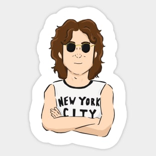 John Lennon New York Sticker